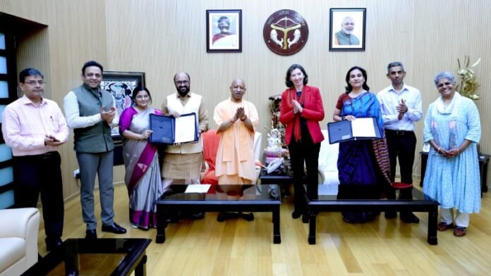 After signing MoU, UK High Commission in India and UP CM